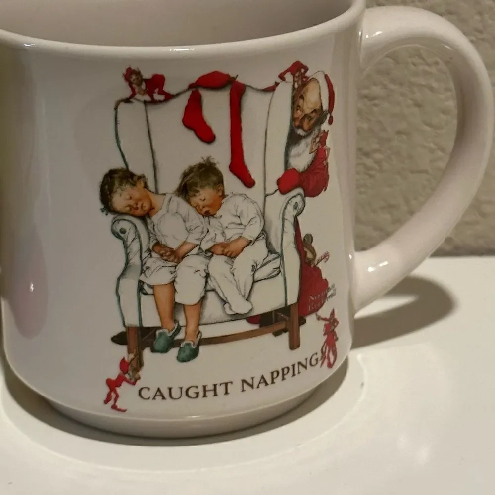 Vintage christmas mugs ceramic, excellent quality mug  gifts gift basket party